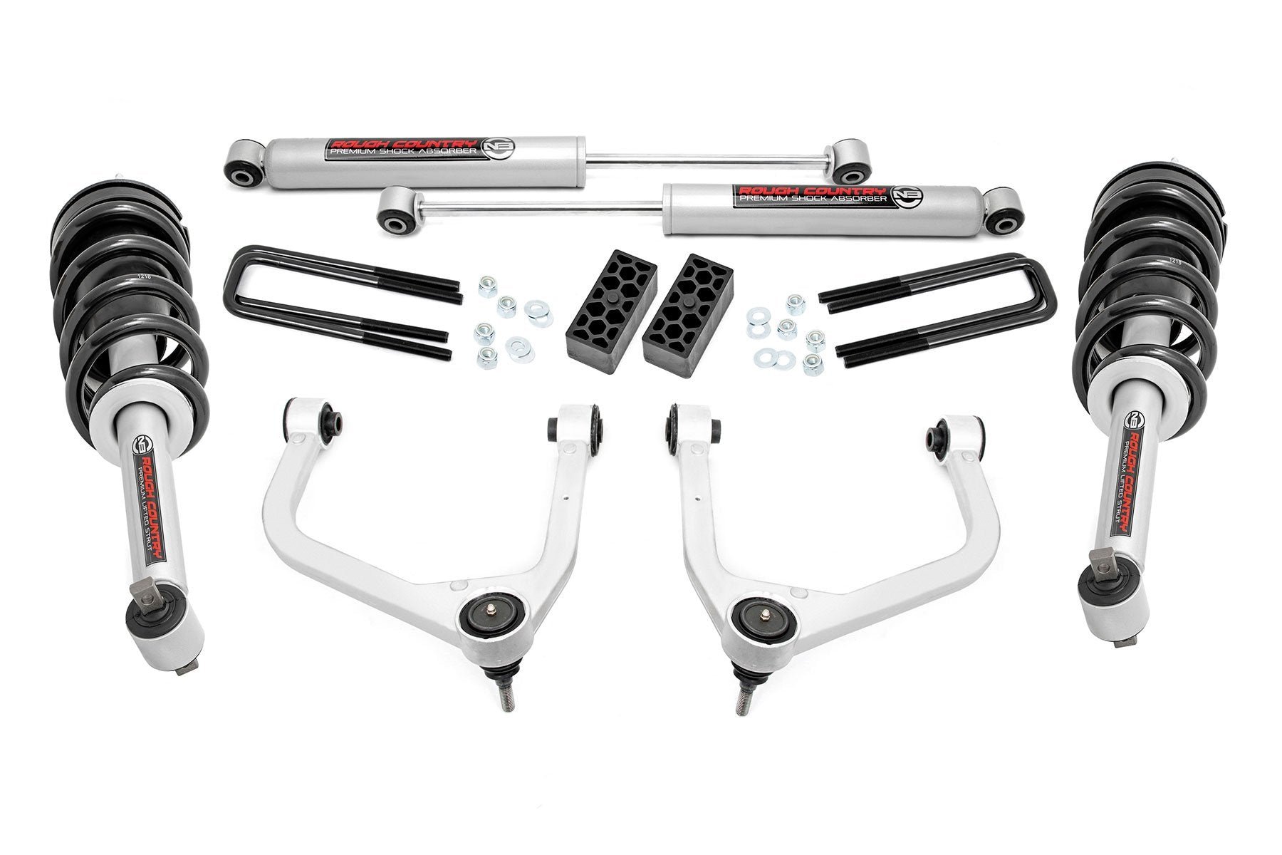 3.5 Inch Lift Kit | N3 Struts | Chevy Silverado 1500 2WD/4WD (2019-2024 & Classic)