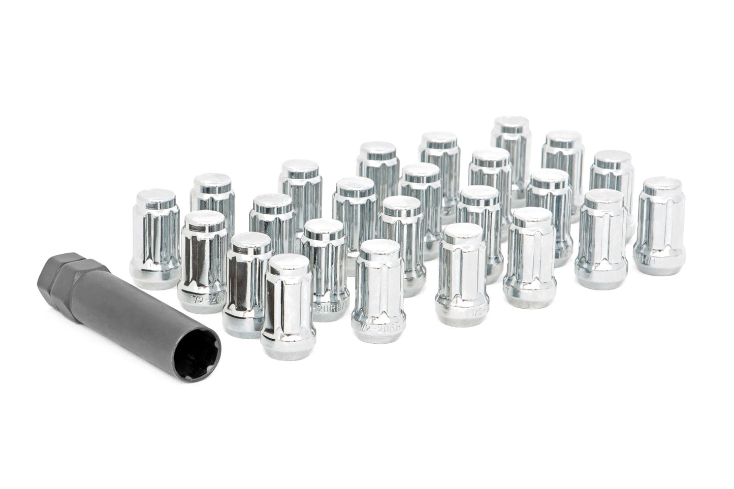 M12 x 1.5 Lug Nut Set of 24 | Chrome