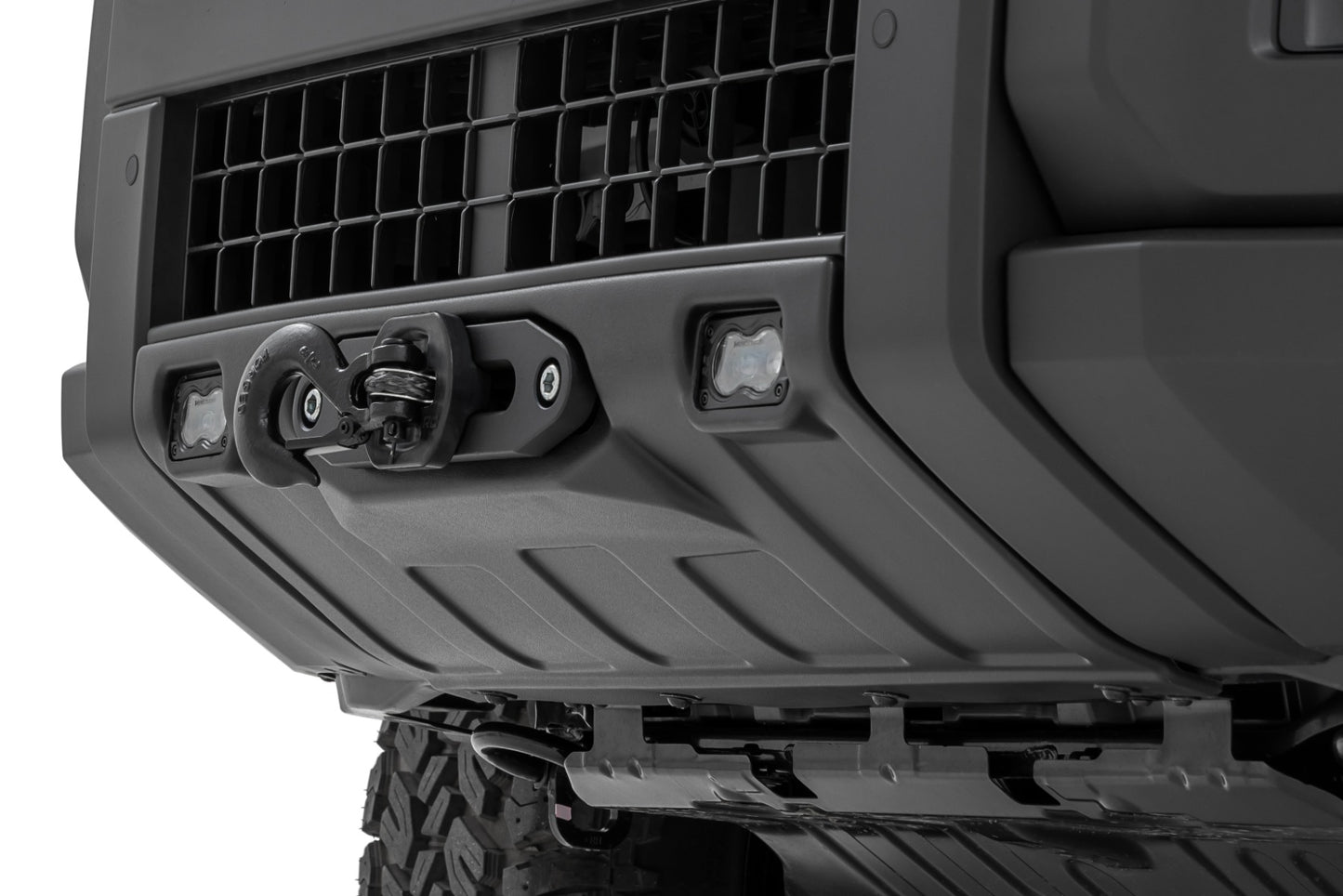 Hidden Winch Mount | Yellow SAE | Fog | Toyota Land Cruiser 4WD (2024-2025)