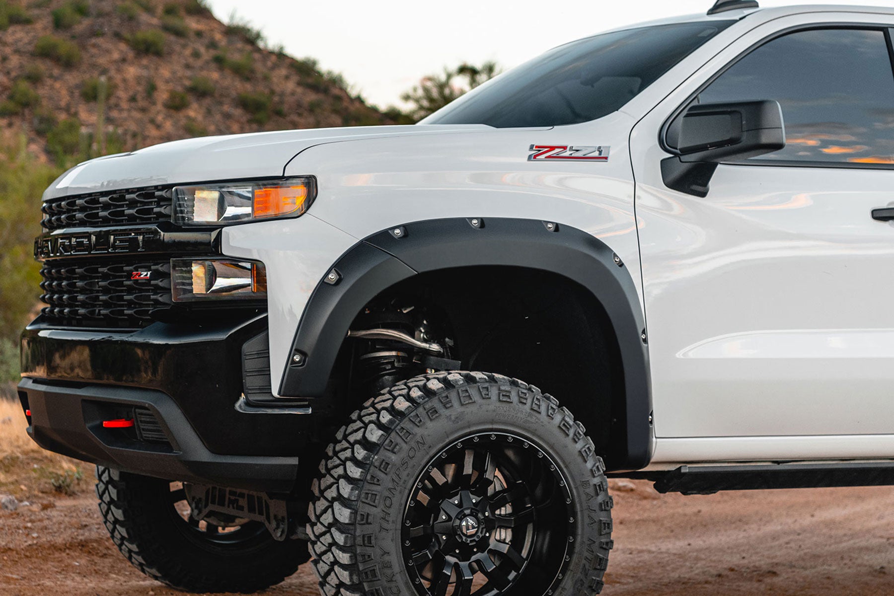 Pocket Fender Flares | GPA Graphite | Chevy Silverado 1500 2WD/4WD (19-21)