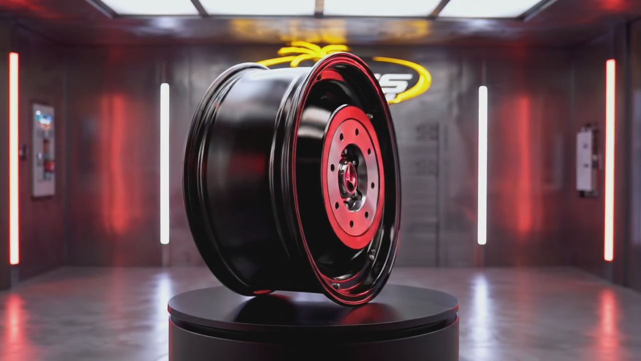 2X8.25 8-200 115 9.17 142.24 ARENA DUALLY REAR INNER GLOSSY BLACK A100208292P11502