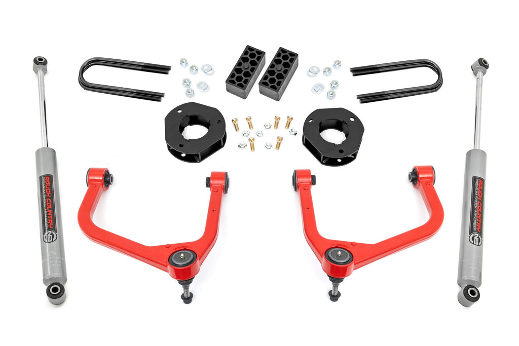 3.5 Inch Lift Kit | Rear Mono Leaf | Chevy Silverado 1500 2WD/4WD (2025)