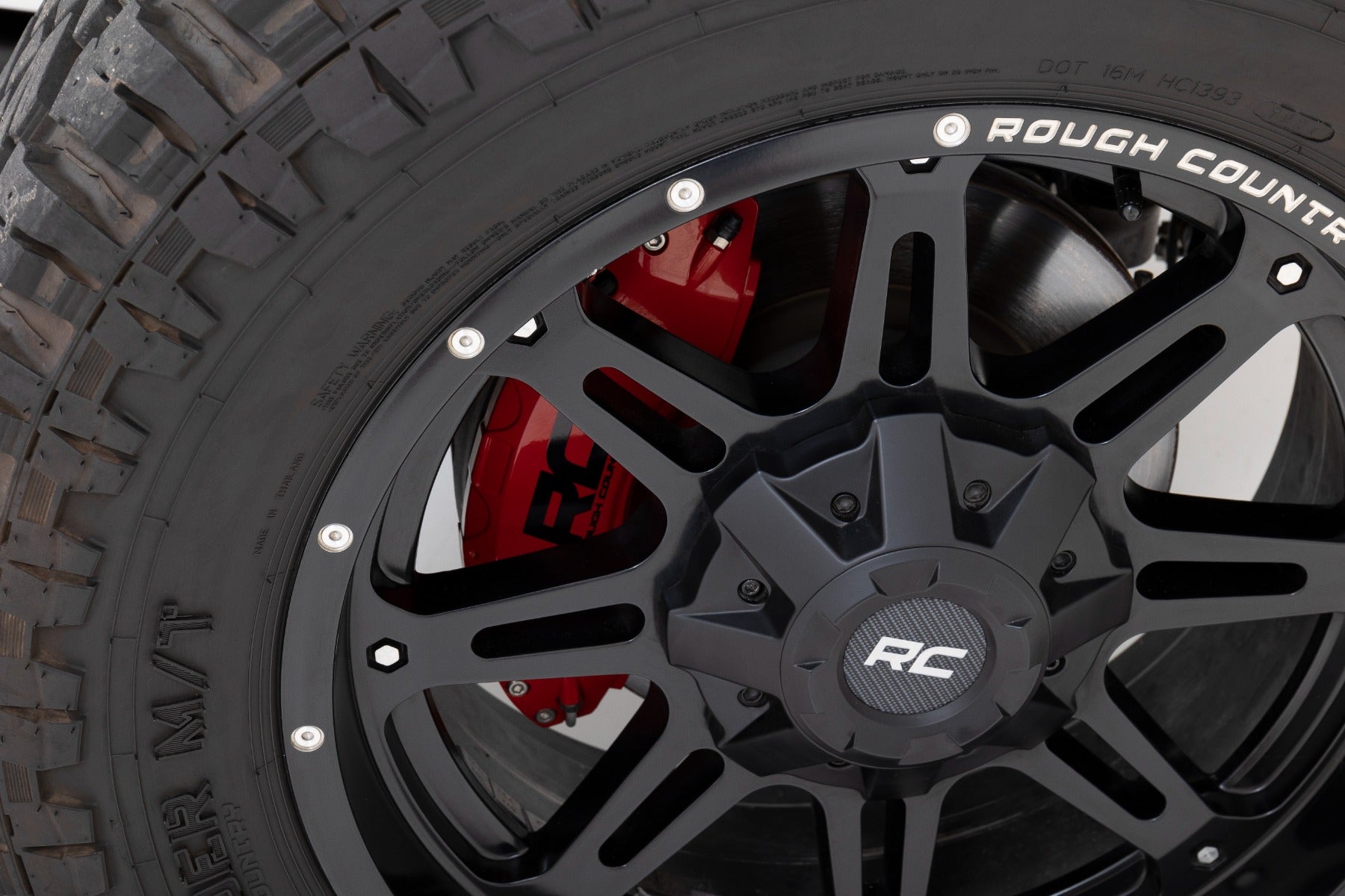 Caliper Covers | Rear | Red | Sport | Jeep Wrangler JL (21-24)/Wrangler Unlimited (18-25) 