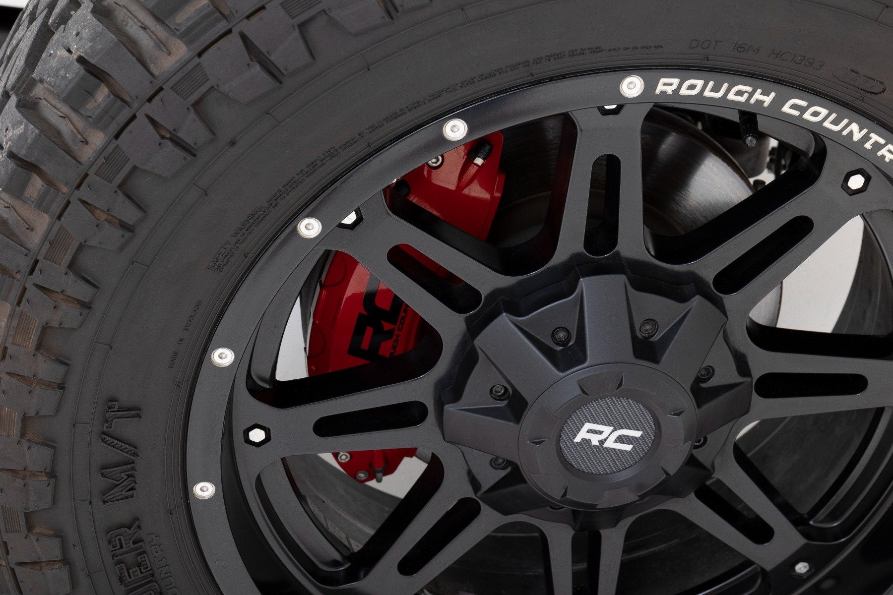 Caliper Covers | Rear | Red | Non-Sport | Jeep Wrangler JL (21-24)/Wrangler Unlimited (18-25) 