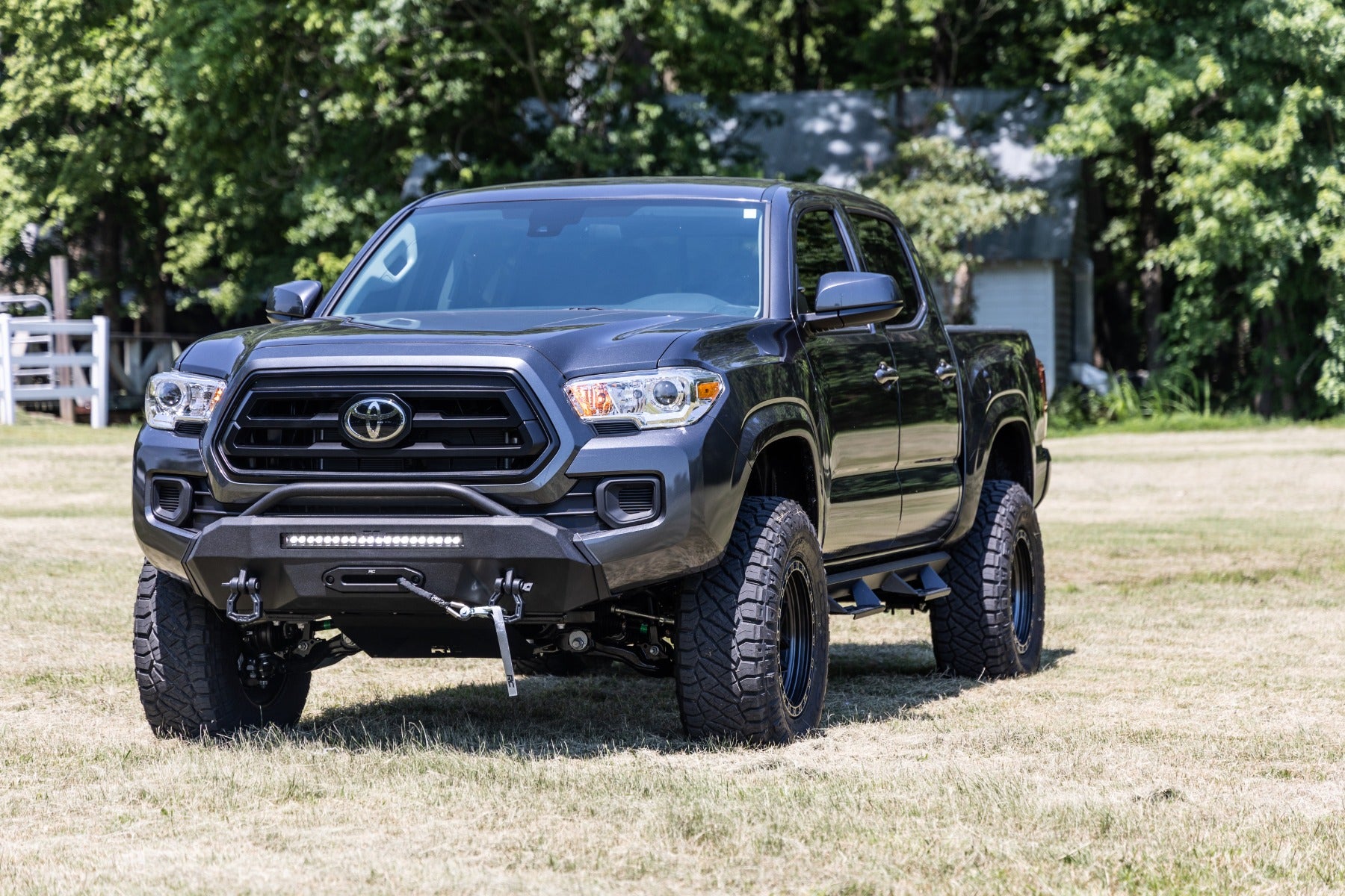 Front Bumper | Hybrid | 20" Blk DRL LED | 9500S | Toyota Tacoma (16-23)