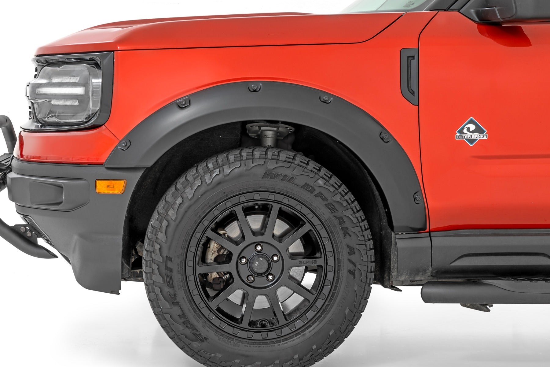 Pocket Fender Flares | JS Iconic Silver | Ford Bronco Sport 4WD (2021-2025)