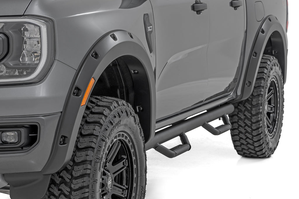 Pocket Fender Flares | JS Iconic Silver | Ford Ranger 2WD/4WD (2024-2025)