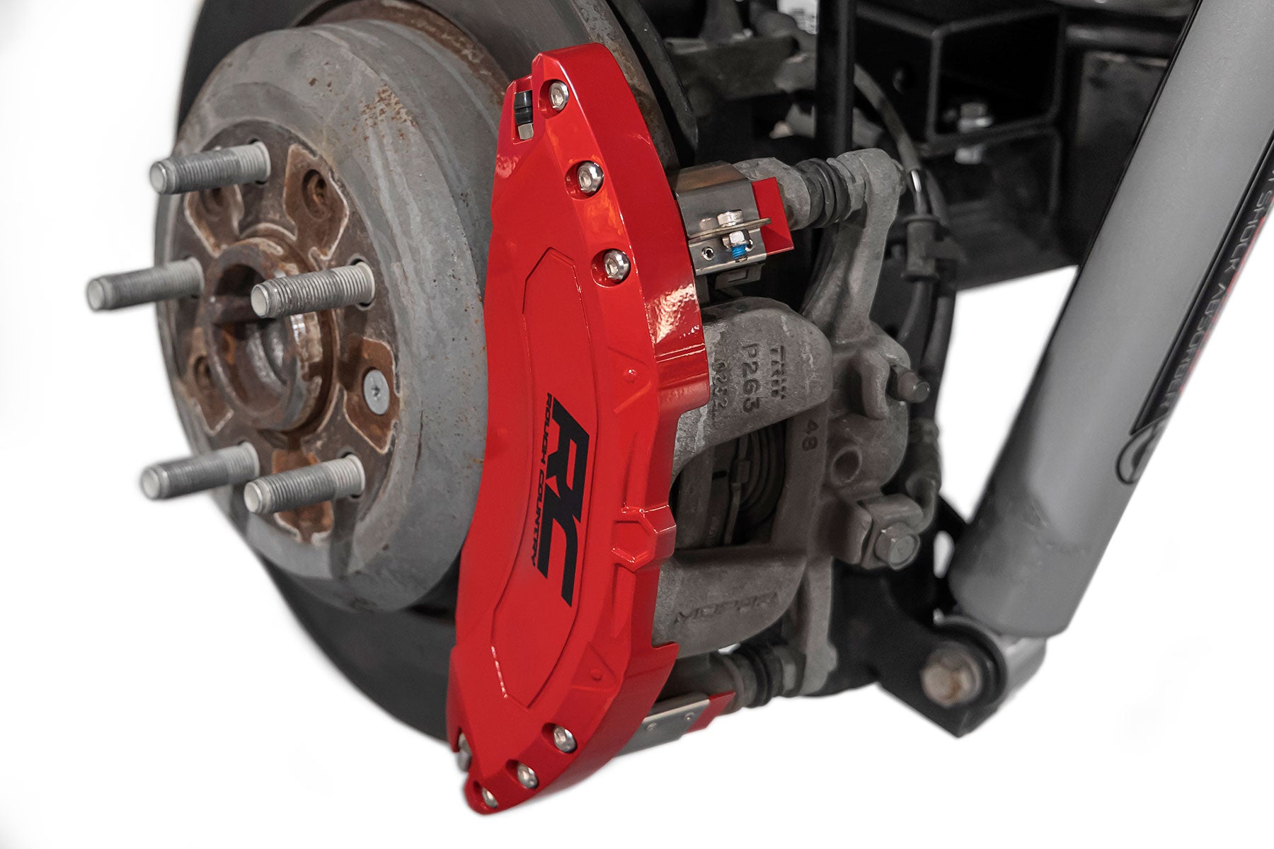 Caliper Covers | Rear | Red | Sport | Jeep Wrangler JL (21-24)/Wrangler Unlimited (18-25) 