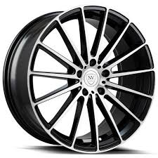 20X8.5 5-120 +35 VERSUS NVXV20855120+35BMF BLACK MACHINED FACE