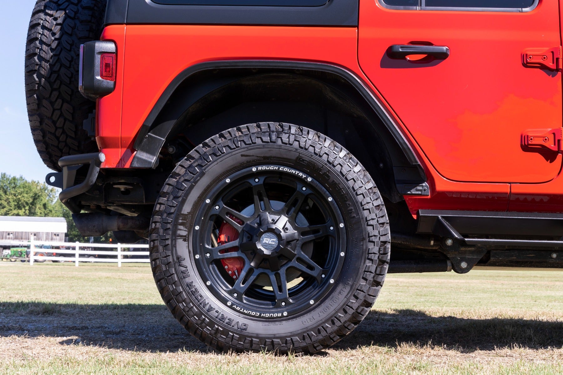 Caliper Covers | Rear | Red | Sport | Jeep Wrangler JL (21-24)/Wrangler Unlimited (18-25) 