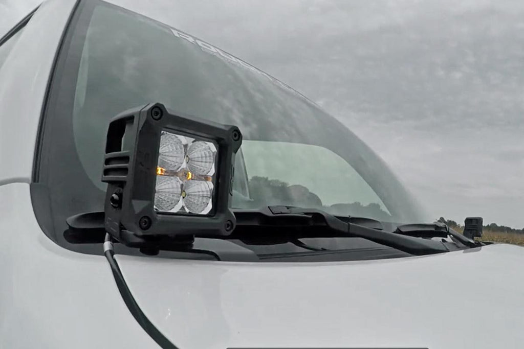 LED Light Kit | Ditch Mount | 2" Black Pair | White DRL | Toyota 4Runner (10-24)