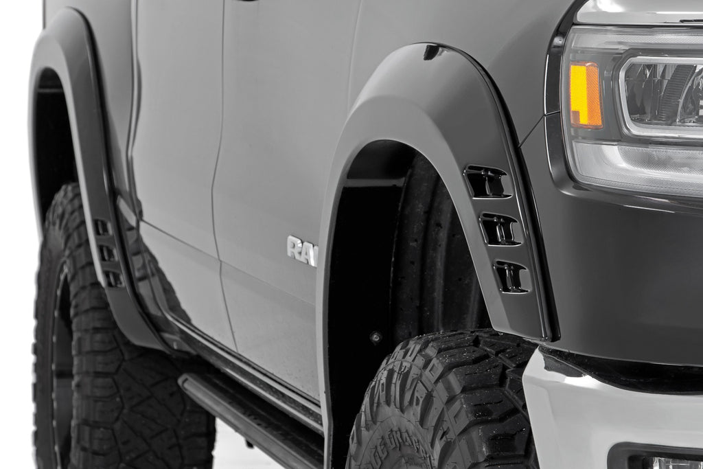 Fender Flares | SF1 | PS2 Bright Silver | Ram 1500 2WD/4WD (2019-2024)