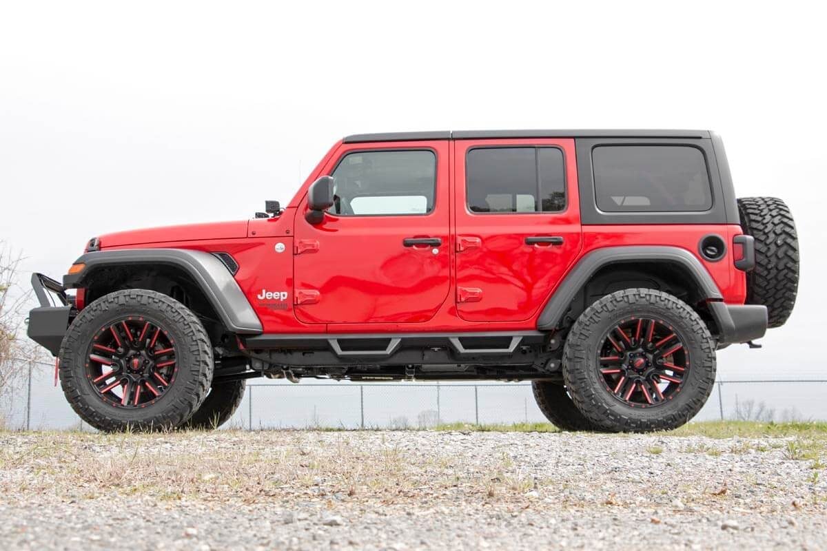 Contoured Drop Steps | 4 Door | Jeep Wrangler JL (21-24)/Wrangler Unlimited (18-25) 