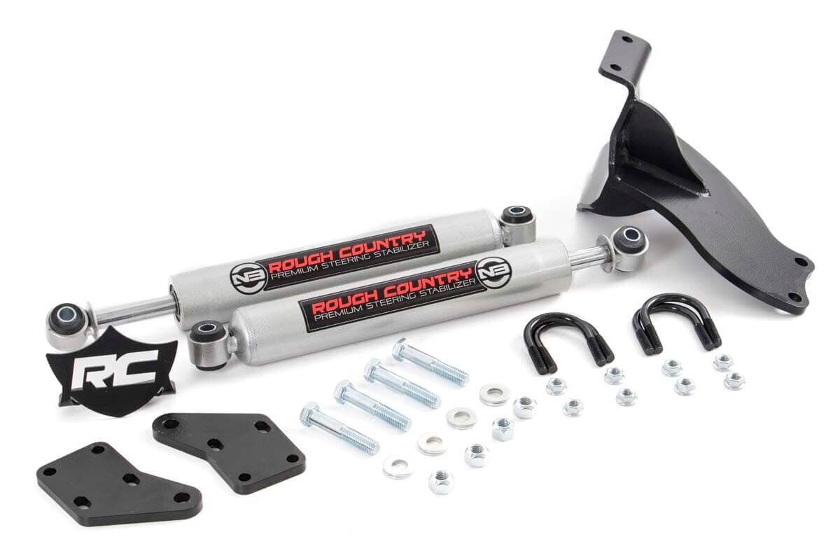 N3 Steering Stabilizer | Dual | 2.5-8 Inch Lift | Ram 2500 (14-25)/3500 (13-25) 