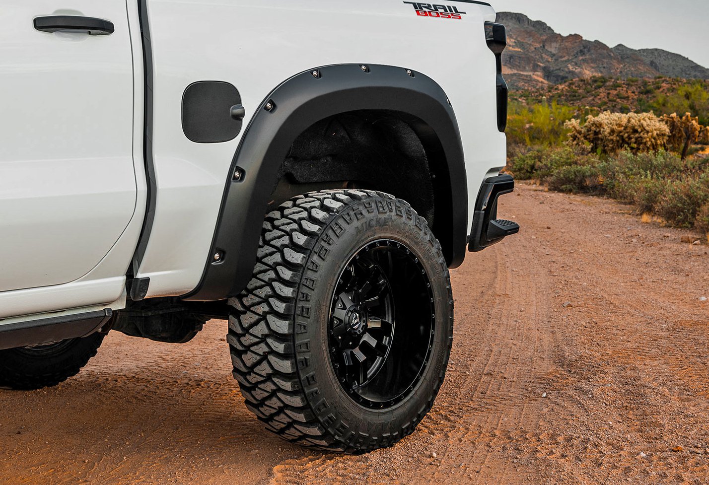 Pocket Fender Flares | GBA Black | Chevy Silverado 1500 2WD/4WD (2022-2025)