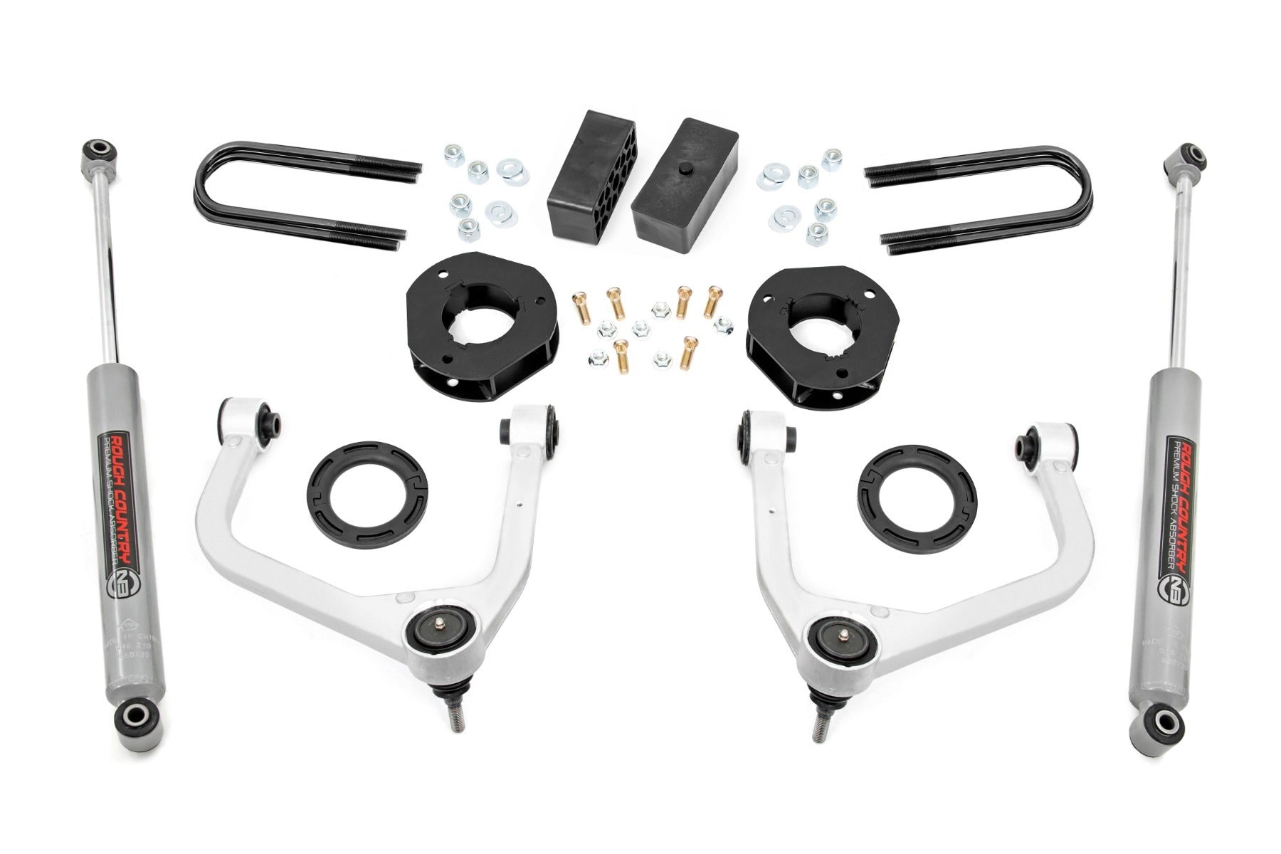 3.5 Inch Lift Kit | Mono Leaf Rear | GMC Sierra 1500 2WD/4WD (2025)