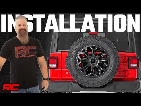 Tire Carrier Relocation Plate | No Prox | Jeep Wrangler JL (21-24)/Wrangler Unlimited (18-25)  - Video