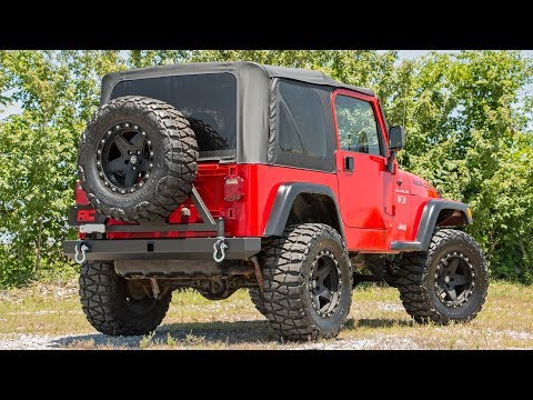 Rear Bumper | Tire Carrier | Jeep Wrangler TJ (97-06)/Wrangler Unlimited (04-06)  - Video