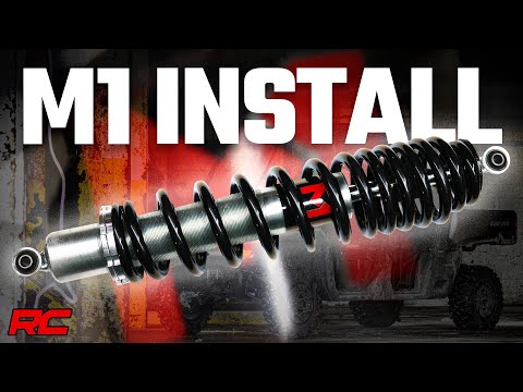 M1 Rear Coil Over Shocks | Ride Height Adjust | Can-Am Defender HD 5/HD 8/HD 9 - Video