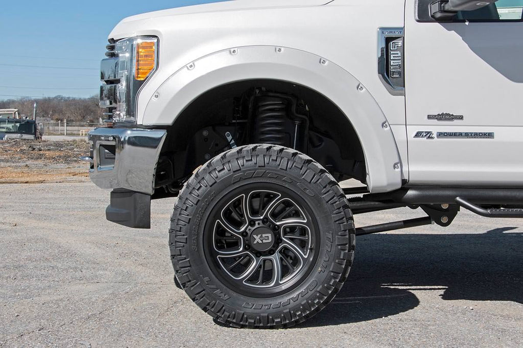 Pocket Fender Flares | JS Iconic Silver | Ford F-250/F-350 Super Duty (17-22)