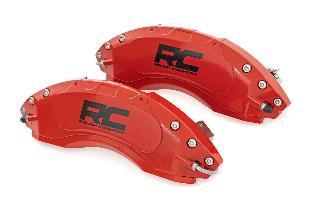 Caliper Covers | Rear | Red | Sport | Jeep Wrangler JL (21-24)/Wrangler Unlimited (18-25) 