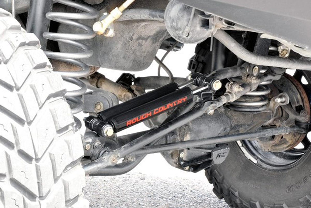 Dual Steering Stabilizer | 2.5-6.5 Inch Lift | Jeep Comanche MJ/Wrangler TJ/Wrangler Unlimited 