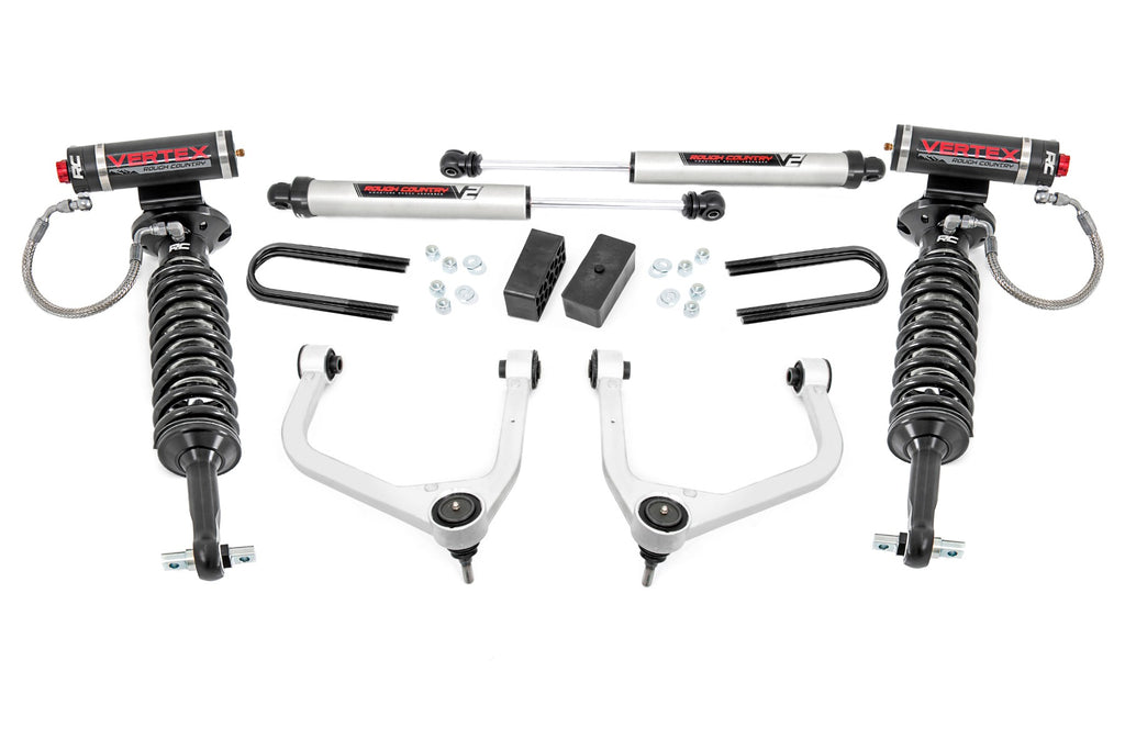 3.5 Inch Lift Kit | Mono Leaf Rear | Vertex/V2 | GMC Sierra 1500 2WD/4WD (2019-2025 & Classic)