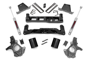 Open image in slideshow, 7IN GM SUSPENSION LIFT KIT (14-17 1500 PU 2WD) (Factory Cast Steel Control Arm Models)
